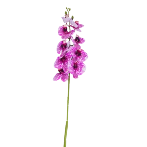 FL374 E | Vara decorativa de orquídea fucsia jaspeada