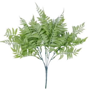 FL476-C | Rama decorativa de helecho verde claro abundante