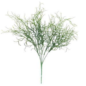 FL800 C | Rama decorativa verde de forma orgánica ramificada