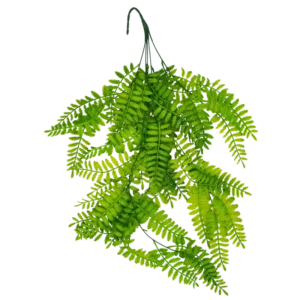 FL512 | Colgante decorativo verde vibrante de follaje en caída