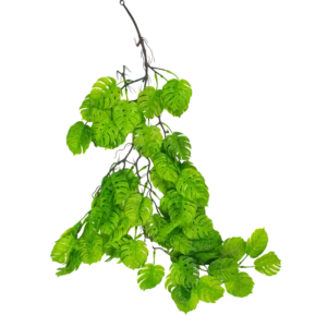 Colgante decorativo de hojas de balazo verde