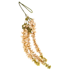 FL618 | Colgante decorativo crema con caída floral abundante