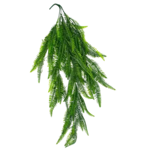 FL646 | Colgante decorativo verde de follaje largo en caída