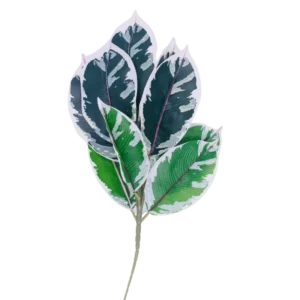 FL658 | Follaje decorativo bicolor de hojas veteadas contrastantes