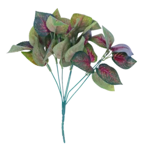 FL672 | Follaje decorativo multicolor de hojas veteadas