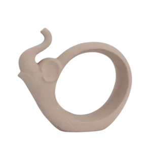 AD2033-CF | Escultura abstracta de elefante en tono terracota