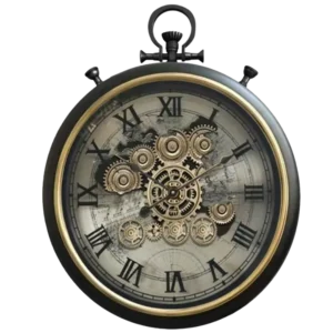 AD2116 | Reloj tipo bolsillo con engranajes vintage