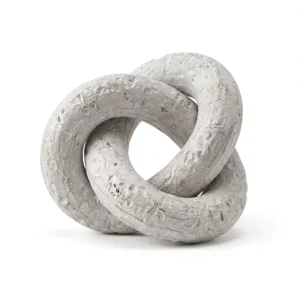 AD2231 | Escultura de nudo con acabado efecto piedra
