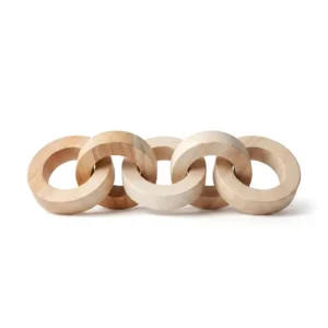 AD2235 | Eslabones decorativos de madera en tonos naturales