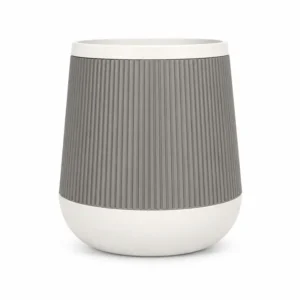 AD2267 | Matera gris y blanca de textura acanalada