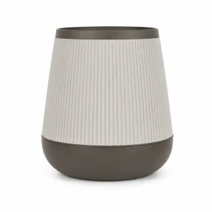 AD2268 | Matera blanca y taupe con relieve vertical