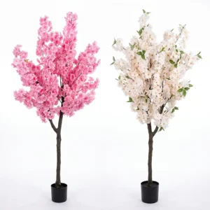 FL813 | Árbol de cerezo artificial en rosa o blanco