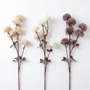 FL849 | Espiga otoñal decorativa en tonos neutros texturizados