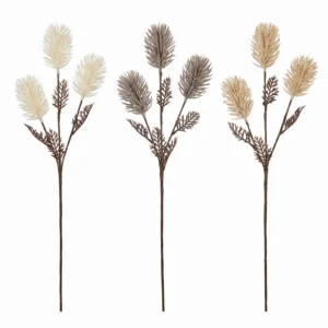 Espigas otoñales decorativas en tres tonos naturales